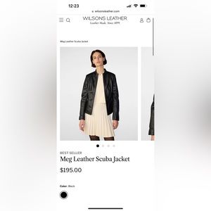 NEW WITH TAGS Wilson’s leather jacket